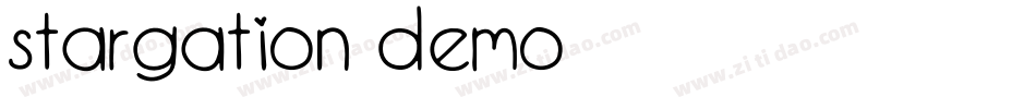 Stargation DEMO字体转换